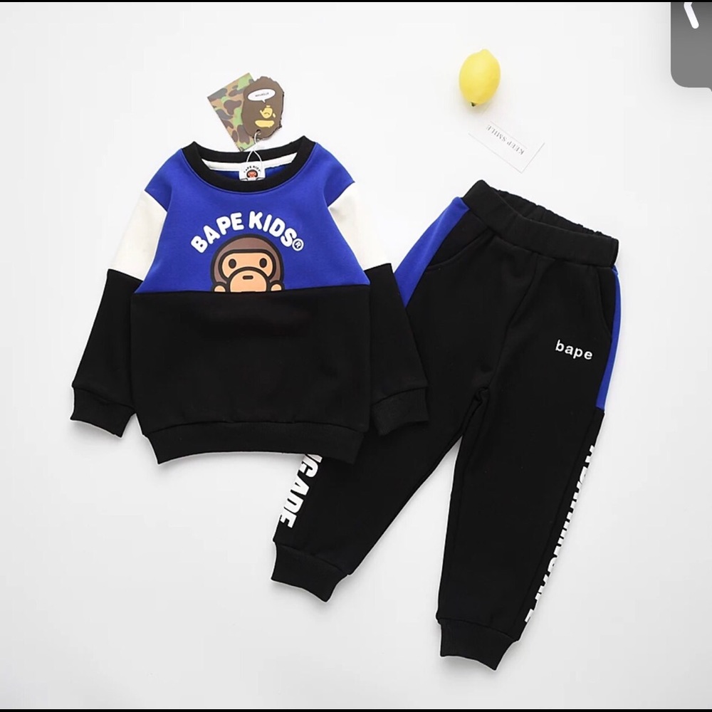 Bape boys sweatsuits